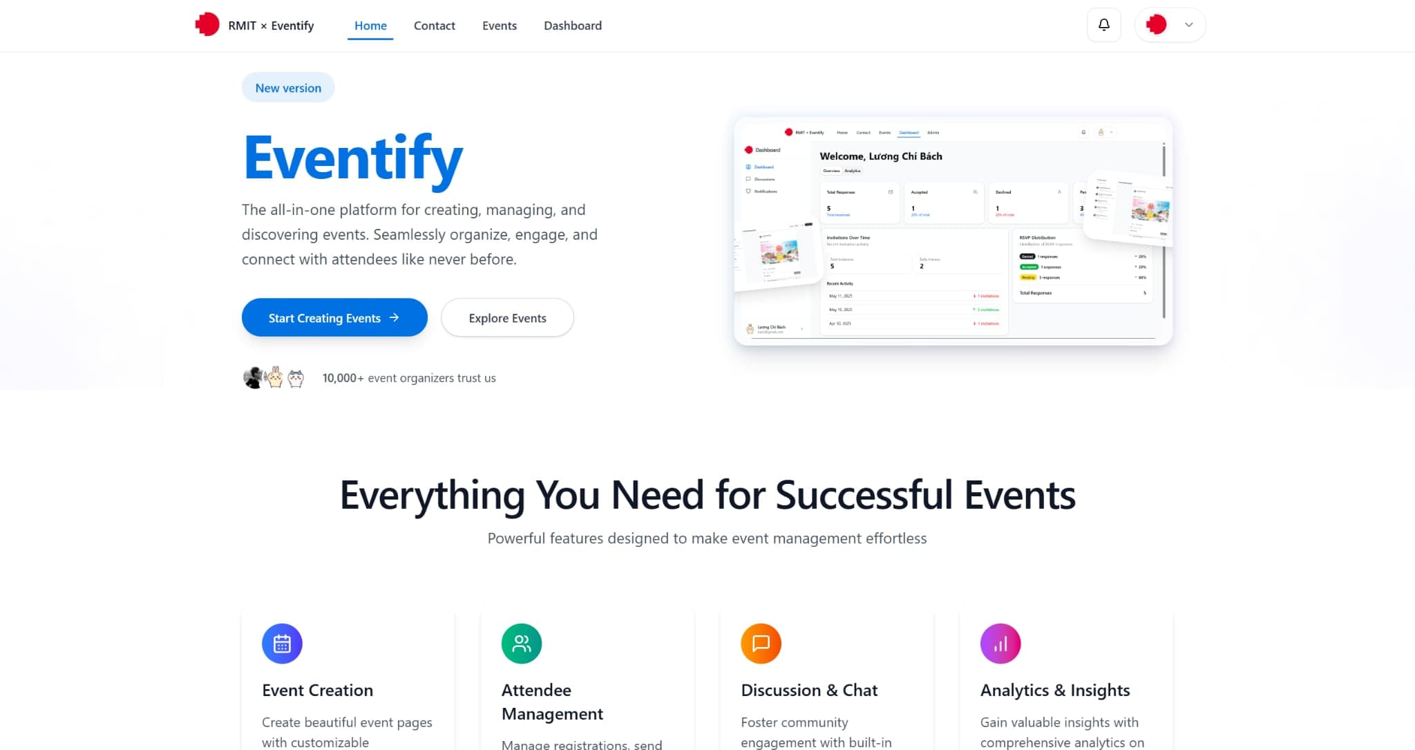 Eventify - Events & Attendee Management Platform